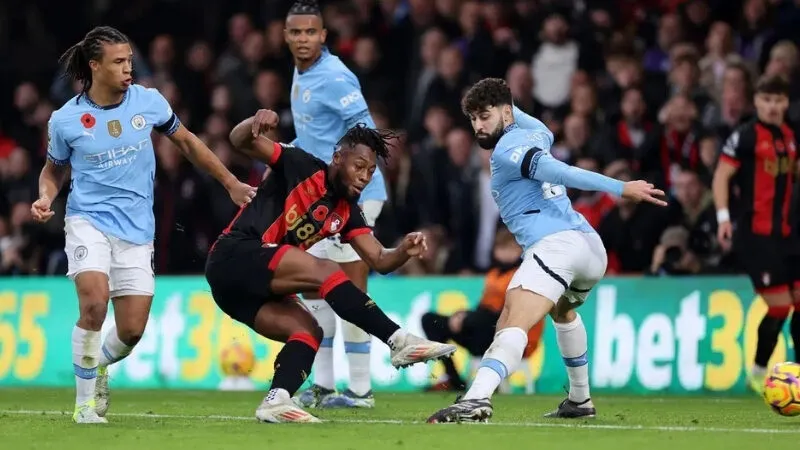 Dự đoán kết quả Bournemouth vs Man City